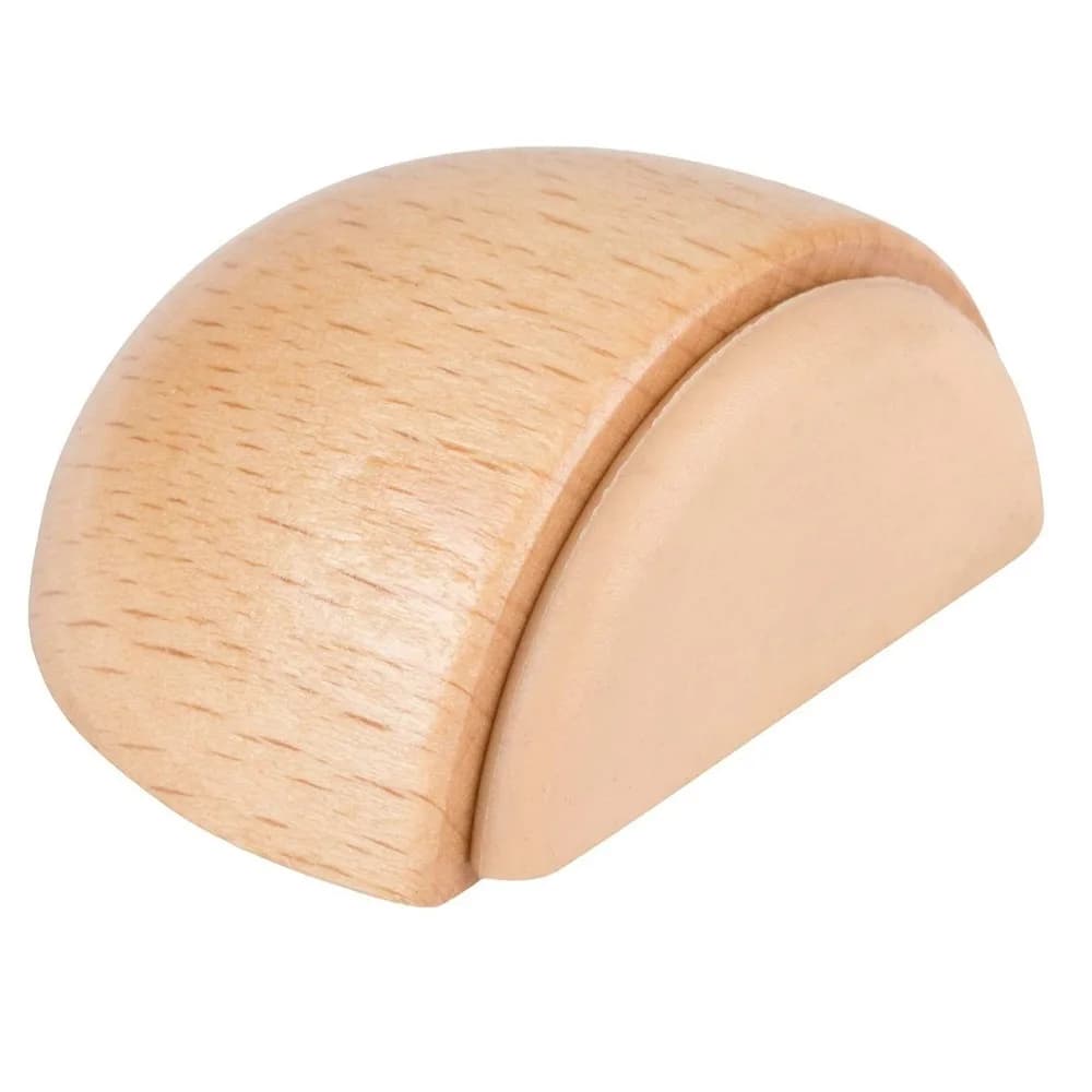 Nuovo fermaporta in legno massello senza punzonatura riduce il rumore Dispositivo di blocco della porta Protezioni da parete senza chiodi Fermaporta