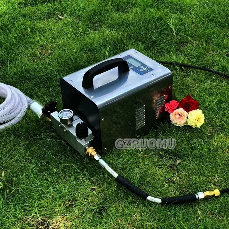 Pompa per Nebulizzazione a Pressione 0.5-2.0L/Min 40-80bar, Umidificatore per Serre, Attrezzatura per Nebulizzazione e Raffreddamento Esterno