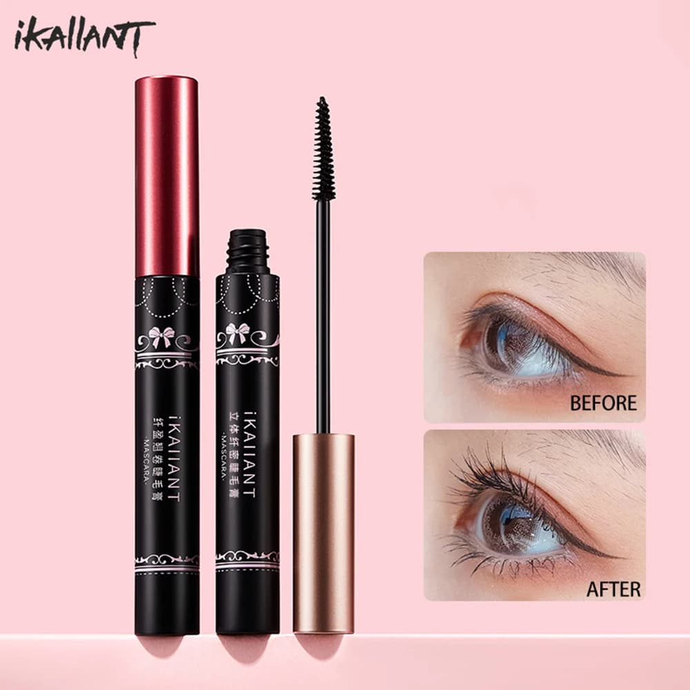 IKAIIANT thin curl mascara, long-lasting makeup, natural and often, not easy to blame, eyelash primer