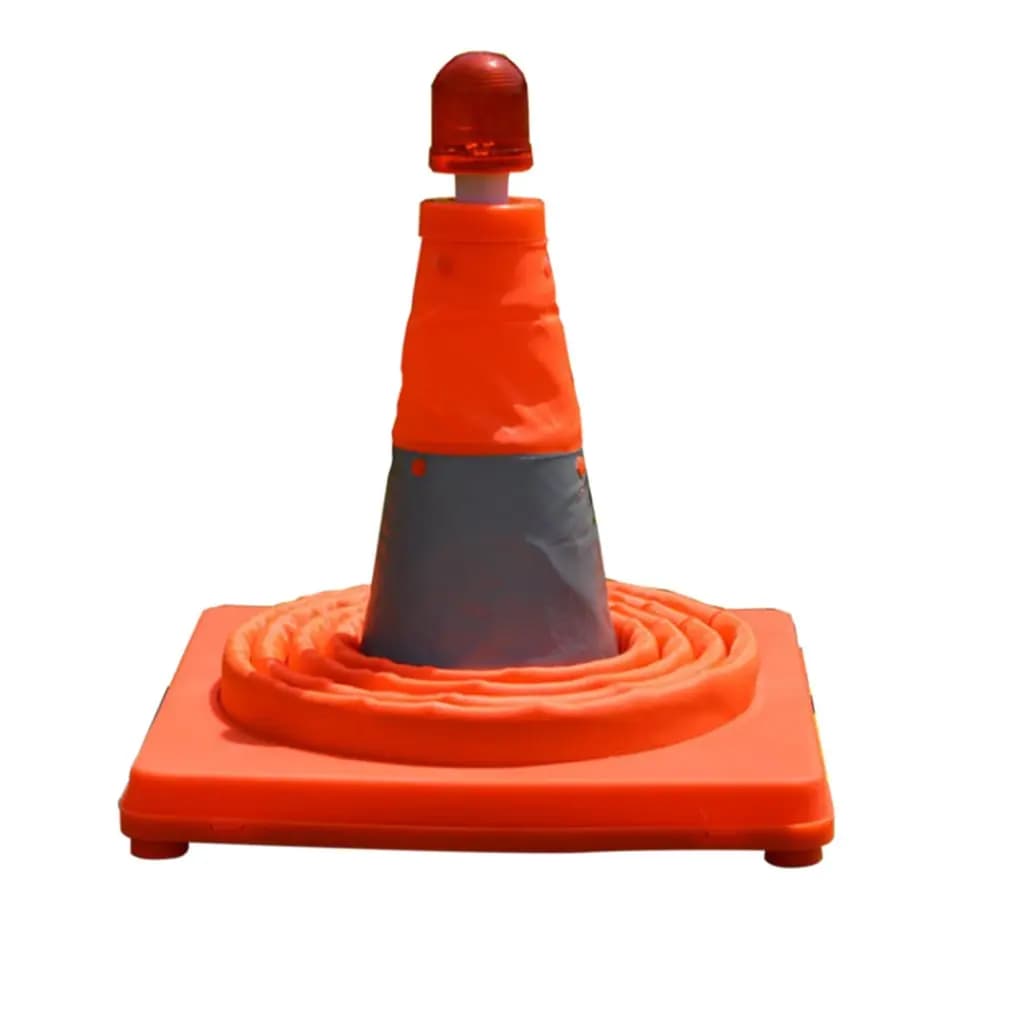 Barricate a cono stradale pieghevole telescopico Segnale di avvertimento Strutture stradali riflettenti per cono stradale Oxford per la sicurezza stradale all'ingrosso