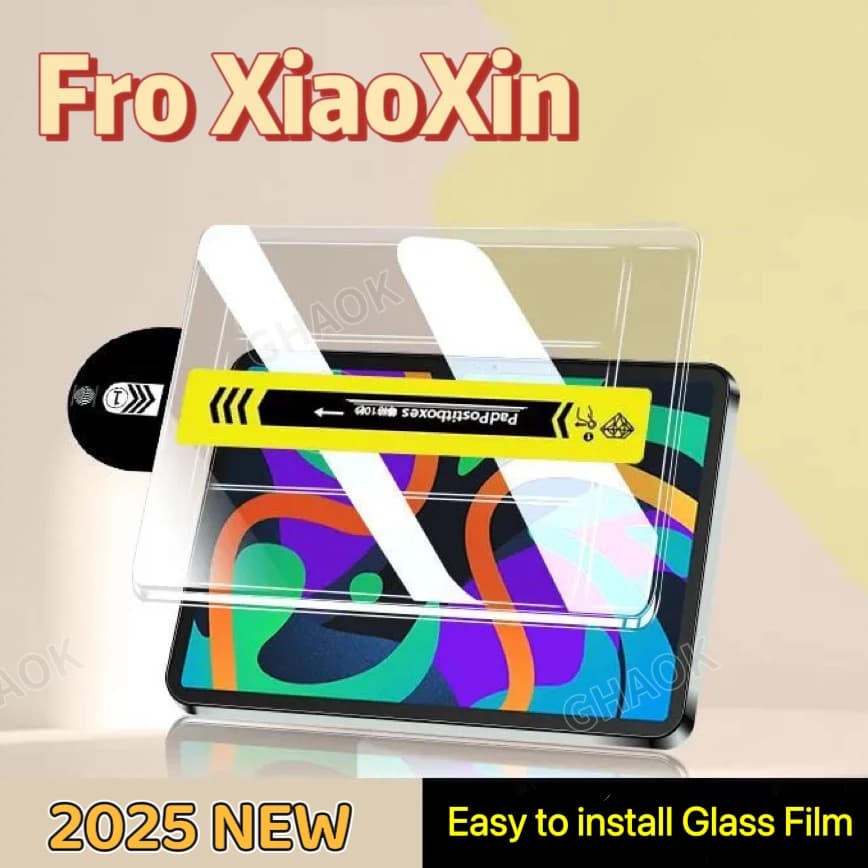 2025 Facile Installazione HD Vetro Temperato Per Lenovo Xiaoxin Pad Pro 12.7 2025 Pad 2024 11 pollici Y700 Protezione Dello Schermo Senza Polvere