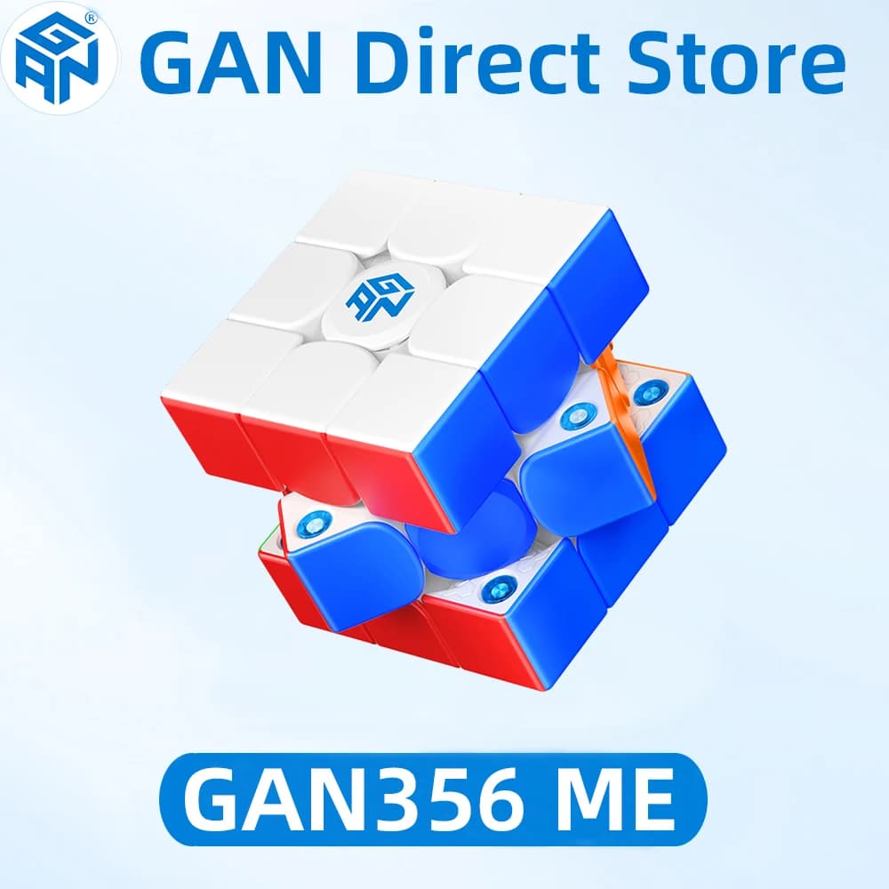 GAN 356 ME 3X3 Cubo Magico Magico di Velocità Senza Adesivo Professionale Agitarsi Giocattoli GAN 356ME Cubo Magico Puzzle Giocattoli Per Bambini