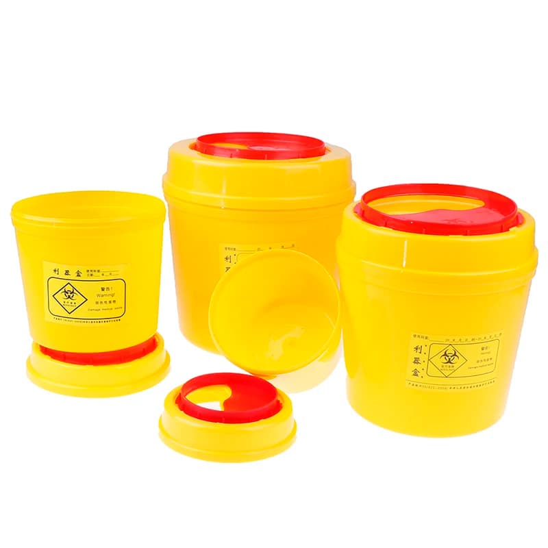 1 Pc smaltimento raccogliere scatola aghi Bin Biohazard Tattoo Piercing aghi Sharps Container Tattoo Artist Waste Barrel cestino