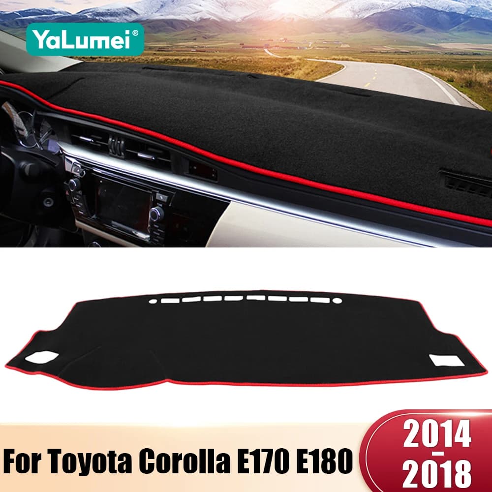 For Toyota Corolla E180 2014 2015 2016 2017 2018 Car Dashboard Sun Shade Cover Instrument Desk Non-slip Pad Accessories