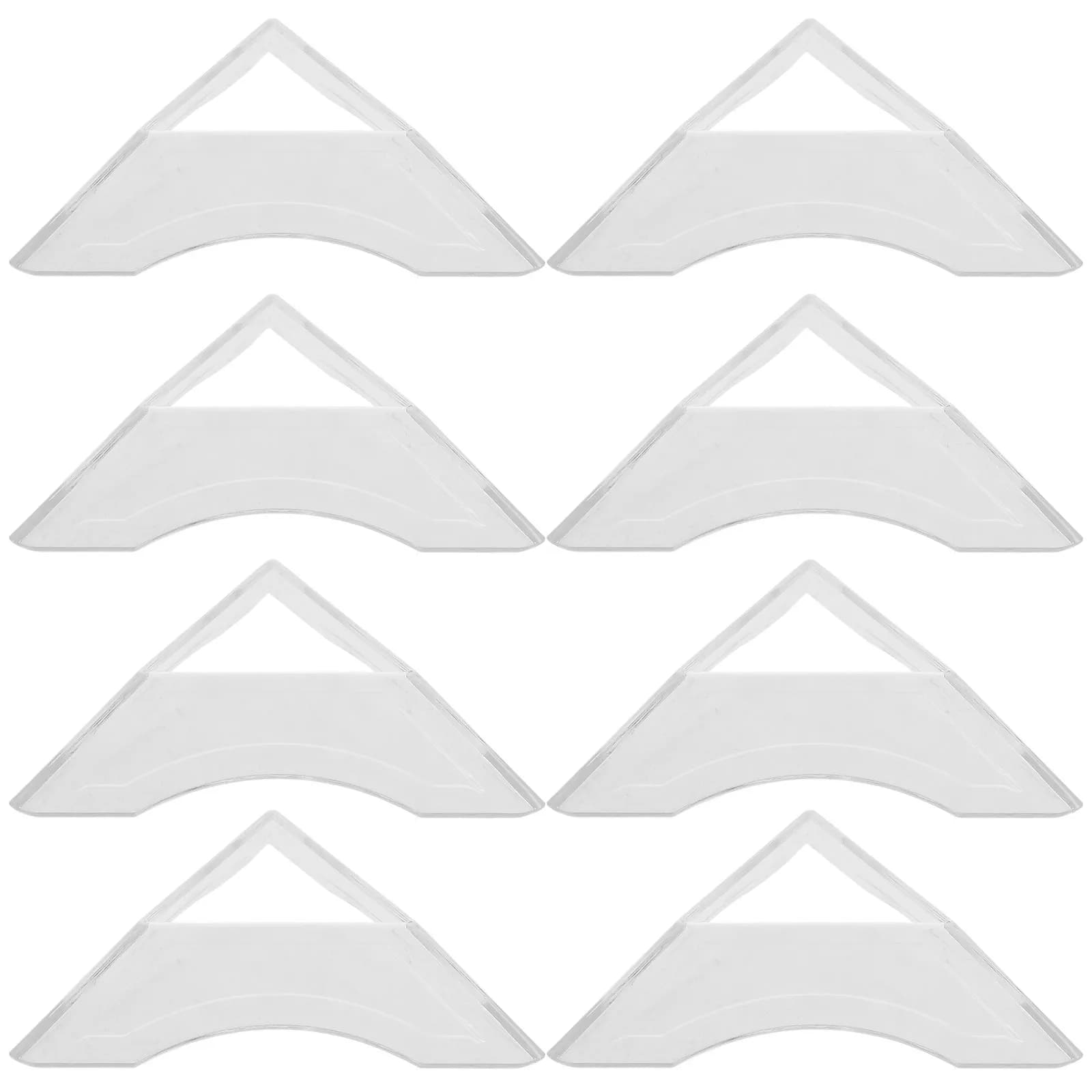 Base Triangolare per Cubi, 20 Pezzi, Supporto in Plastica Trasparente Stabile per Cubi Puzzle, Espositore da Tavolo per Collezioni