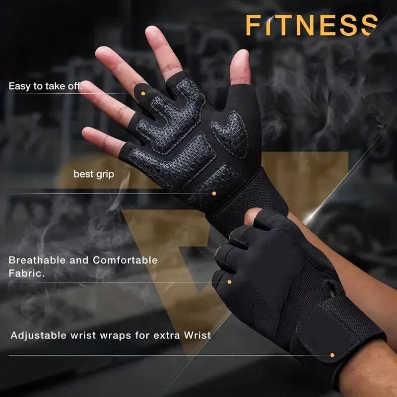 Guanti da ciclismo mezze dita per uomo e donna Sport all'aria aperta Fitness Guanti militari tattici Guanti protettivi per andare in bicicletta