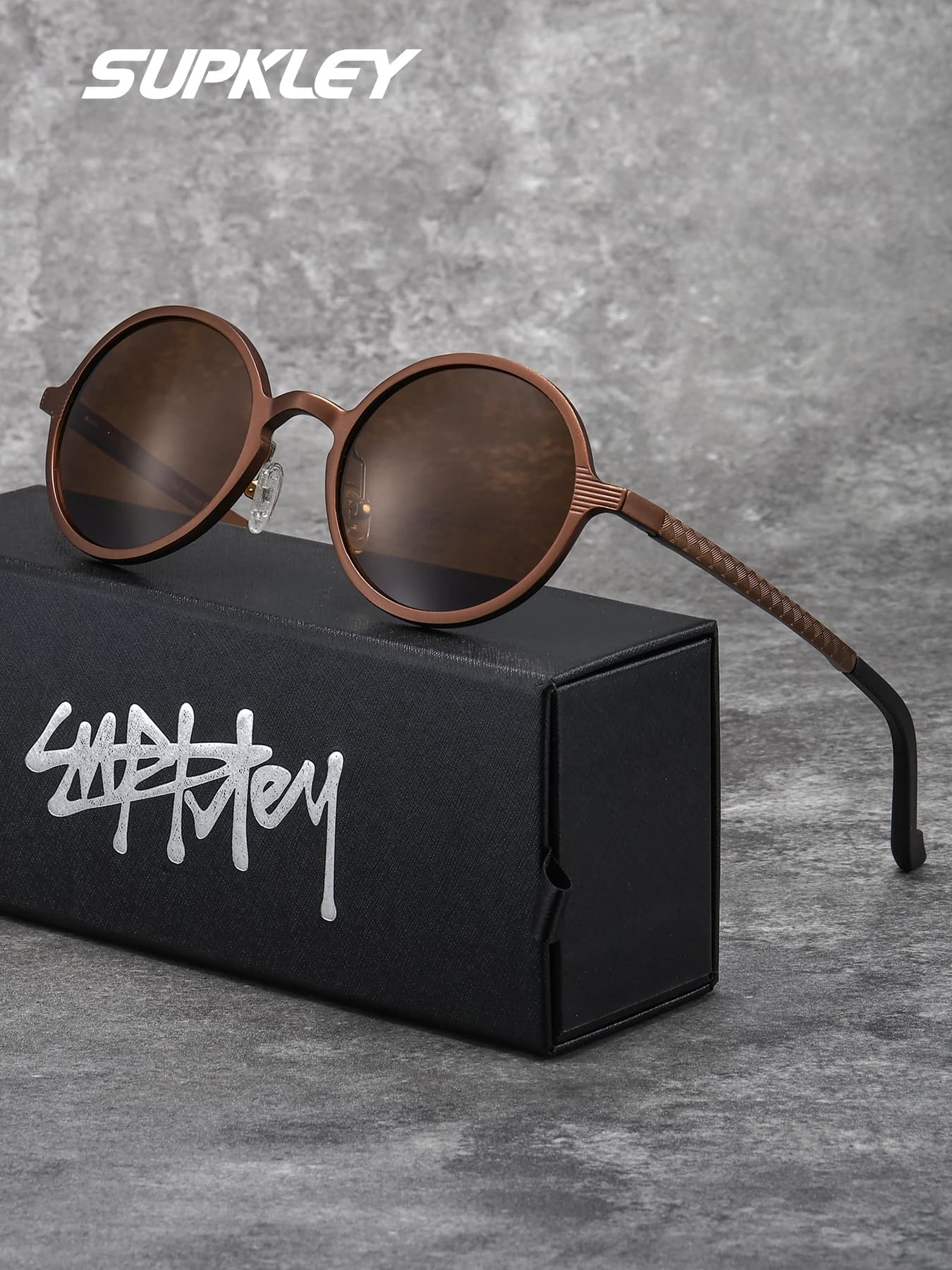 SUPKLEY Y2K Oval Sunglasses Polarized UV400 Protection Trendy Retro Shades for Summer Outfit Vacation