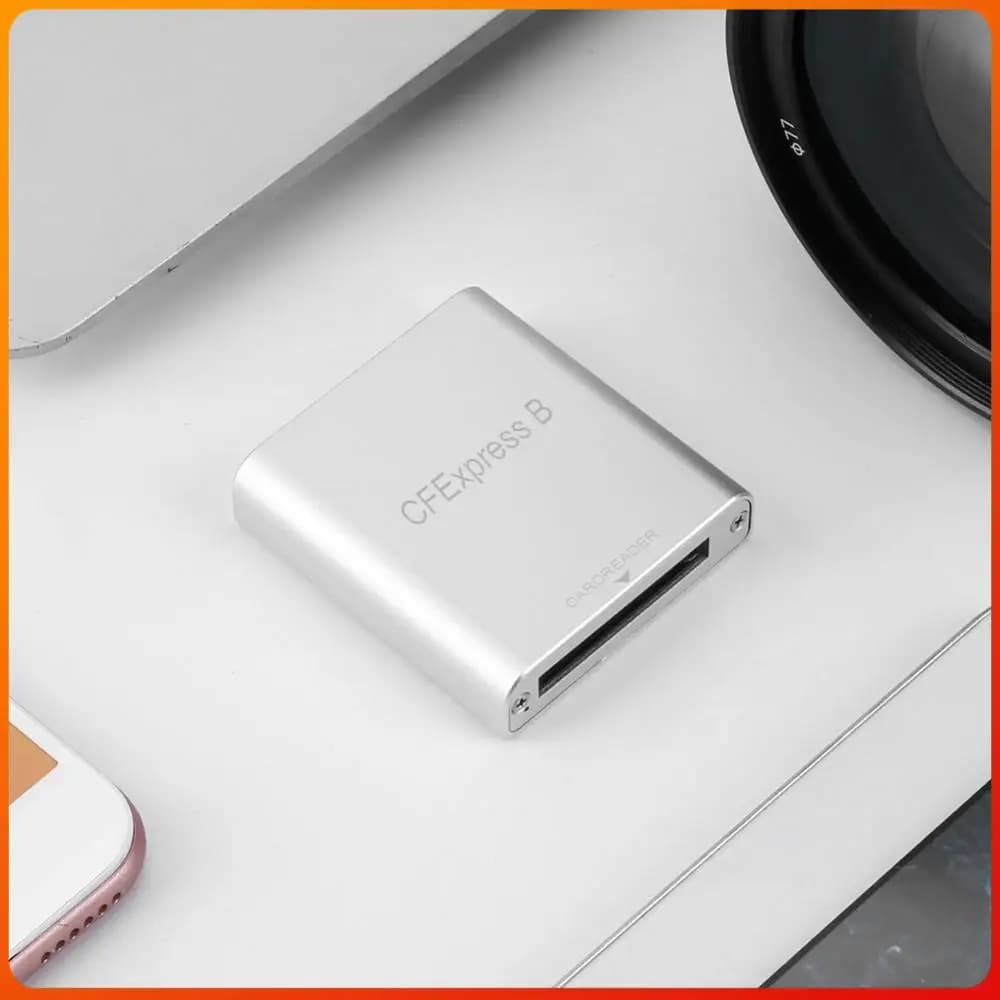 Lettore di Schede di Memoria Portatile USB 3.1 Gen 2 Esterno Senza Driver per Laptop, Computer, Telefono, MacBook, iPad, Chromebook
