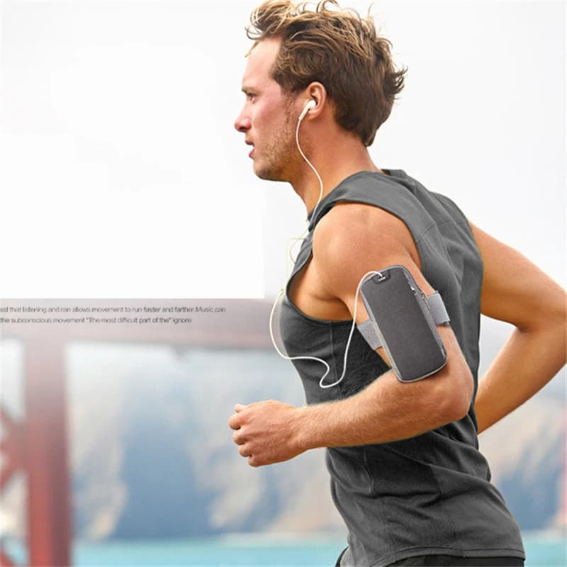 Fascia da Braccio Impermeabile per Corsa Outdoor, Custodia per Telefono, Borsa Sportiva per Palestra e Fitness, Compatibile con Samsung Xiaomi iPhone 14 15 16 Pro Max