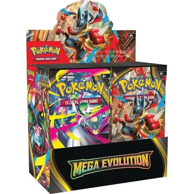 360Pcs English Pokemon Cards Sword & Shield MEGA Evolution Booster Box Shiny Flash Trading Game Card Pack Pokemon Toys Figures