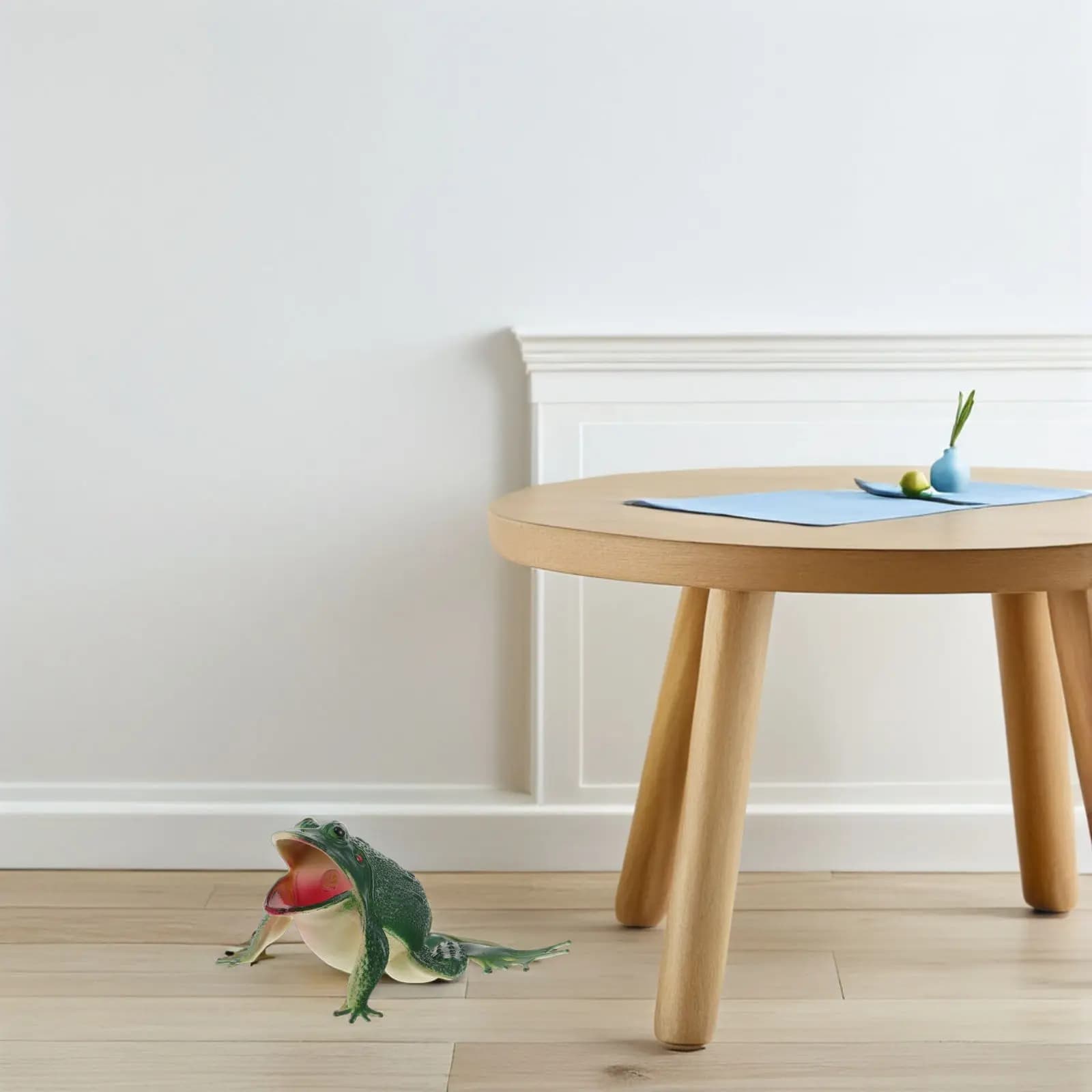 Rana Realistica Morbida e Spremibile, Miniatura Animale per Regali di Compleanno per Bambini, Bomboniere, Regali Festivi, Divertimento Educativo