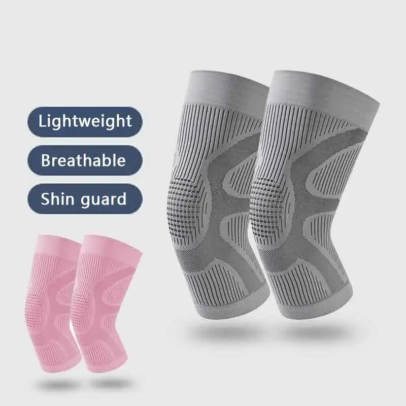 1 paio di ginocchiere, manicotti di compressione per il supporto del dolore al ginocchio, sollievo dall'artrite, tutore unisex per alleviare il dolore al ginocchio per lo stile di vita attivo