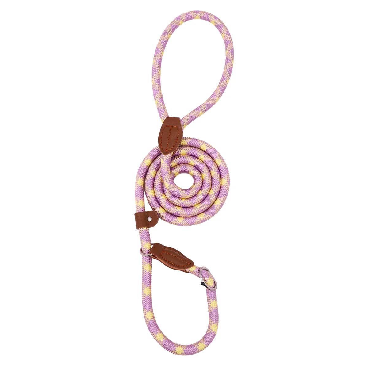 Guinzaglio per cani durevole e antiscivolo - Guinzaglio in nylon intrecciato resistente e resistente - Senza tirare per salire per cani di piccola taglia, media e grande taglia