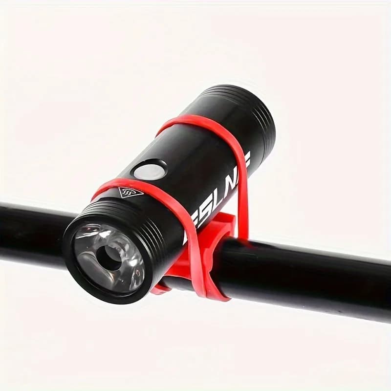 Set of 3 Bicycle Lighting Belts, Torch and Telephone Mount, for Handlebar Mounting