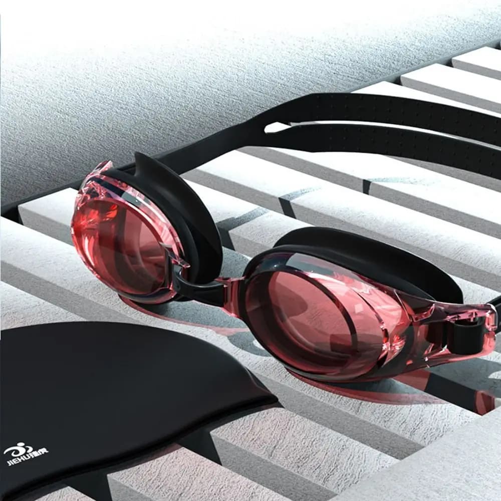 Nuoto Anti-fog 0~-9.0 with Silicone Mount to Mirror for Miopi, Rapid Adjustment, Without Air Loss