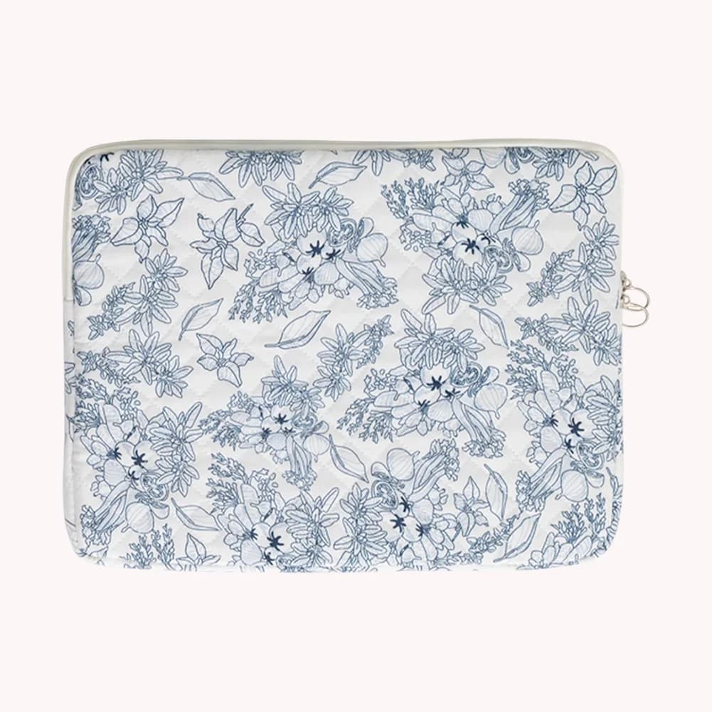 Custodia per Laptop 11/13/15 Pollici, Borsa Trapuntata per Laptop, Custodia Floreale Coquette per Laptop, Accessori per Ufficio