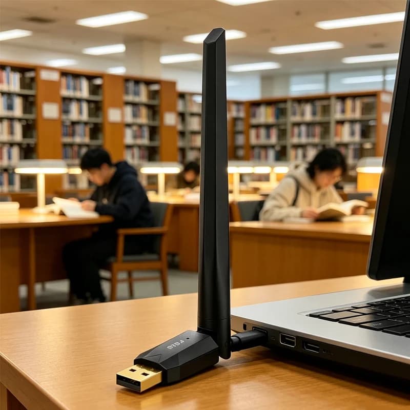 Bluetooth 5.4 USB Adapter Low Latency Wireless Audio Dongle 150M Long Range for Headphones Speaker PC Windows 11 10