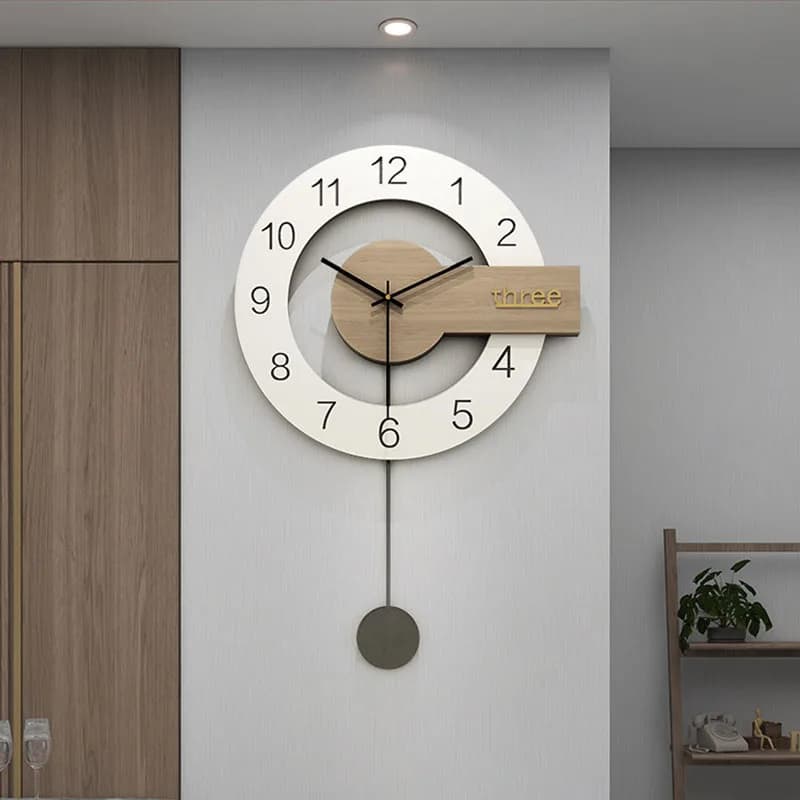 Orologi da Parete Digitali di Grandi Dimensioni in Legno per Interni, Camere da Letto, Ristoranti alla Moda, Decorazione per Soggiorno