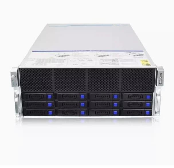 NAS 4U, 12/24 Bay, Hot-Swap, Multi-HDD, Cloud Data, Archiviazione IPFS, Server di Rete, Chassis Principale, AIO