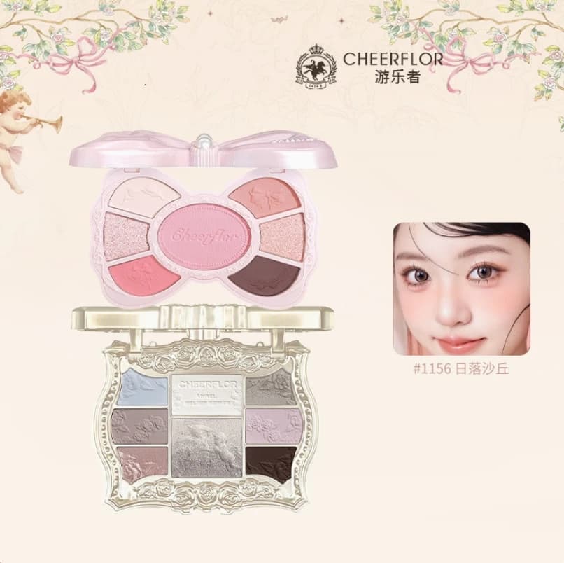 cheerflor EYESHADOW PALETTE Brow Tie Matte Earth Color Eye Shadow All in One trucco opaco dai colori naturali