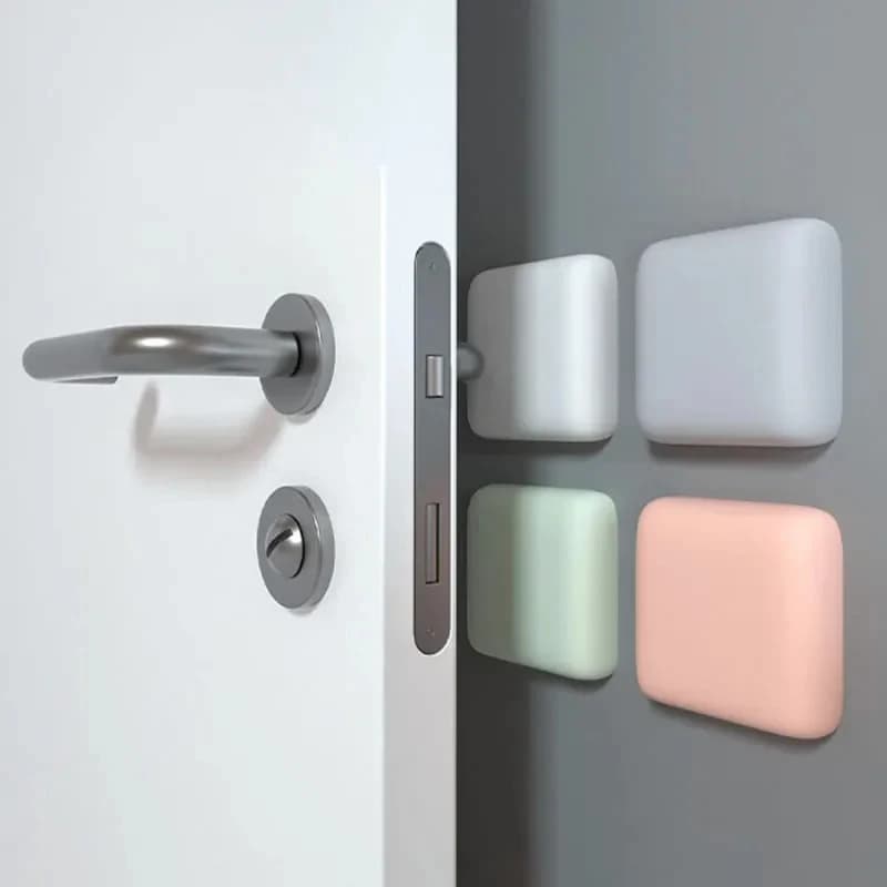 Door Stopper Doorknob Silicone Fender Lock Protective Pad Door Crash Pad Wall Protector Savor Shockproof Crash Pad Stop