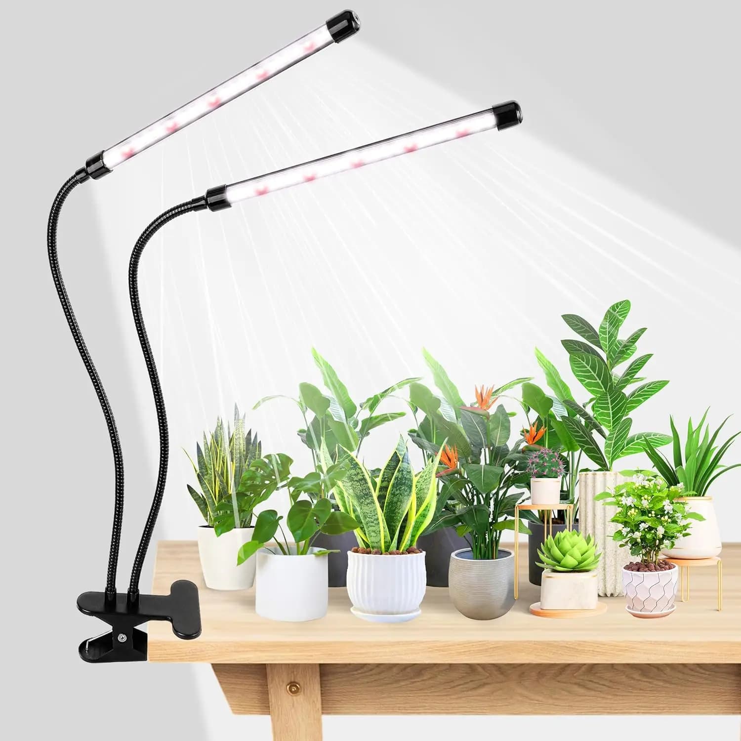 KEBINCPLED USB 5V Clip Plant Grow Light LED Potted Plant Growth Lamp White Red Indoor Hydroponic System Seedling Flower Lighting