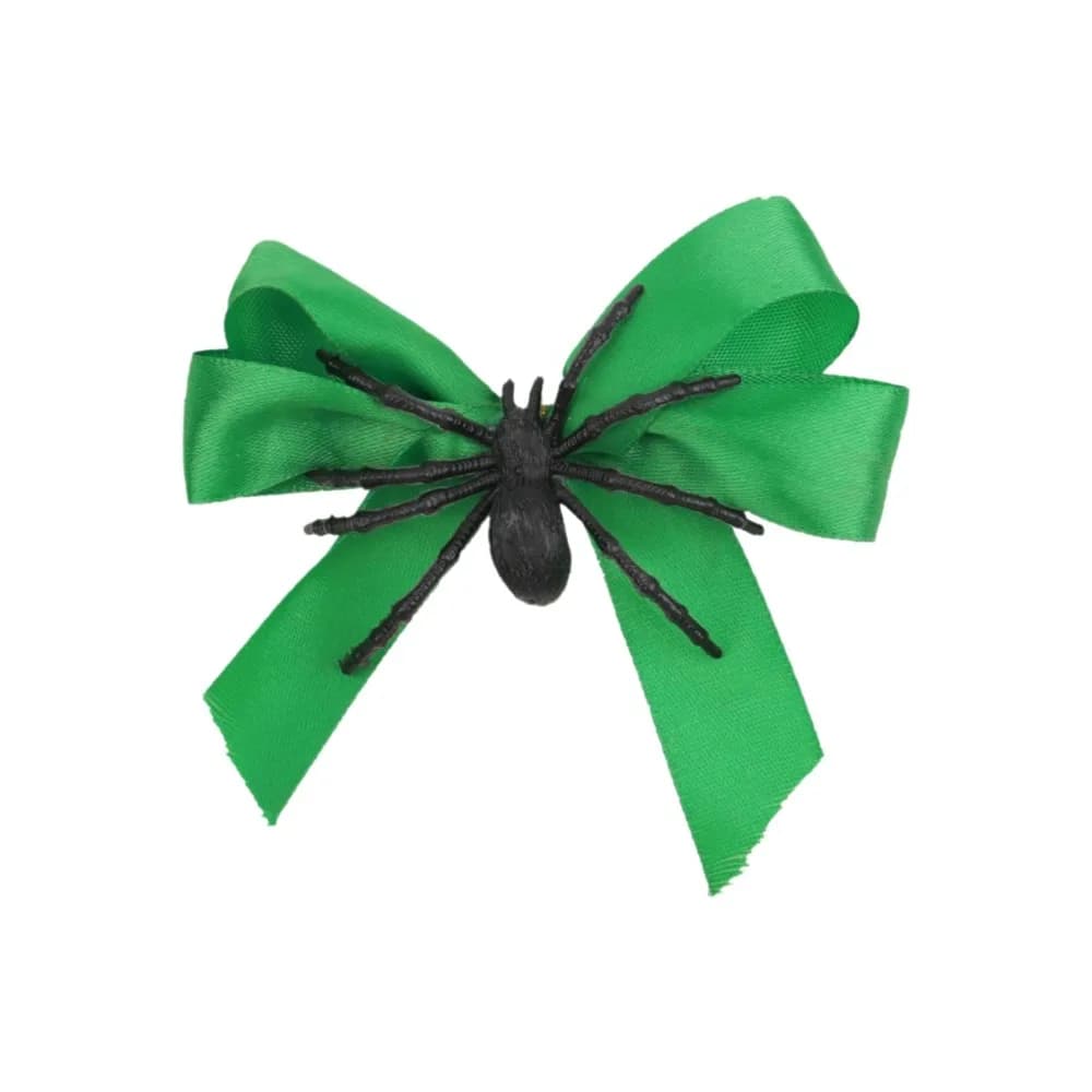 Happy Halloween Funny Spider Hair Clip Spider Theme Plastic Bowknot Hairpin Personalized Halloween Head Wear Girl Accessory