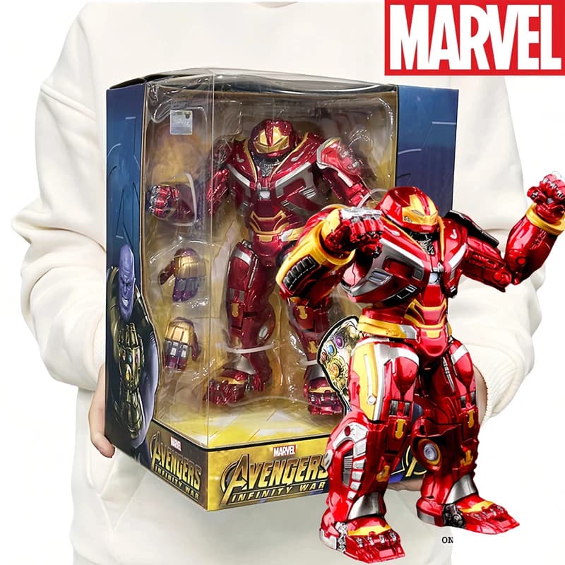 26 cm LED ZD Originale Iron Man Hulkbuster MK44 Thanos Anniversario Memoriale Raccogliere Modello Action Figure Giocattoli Regalo