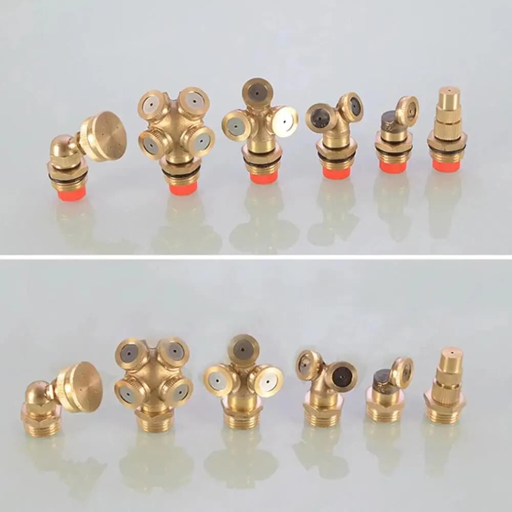 Garden water hose Farm1Pcs BSP 1/2" Brass spray hose connector for irrigation Nebulization