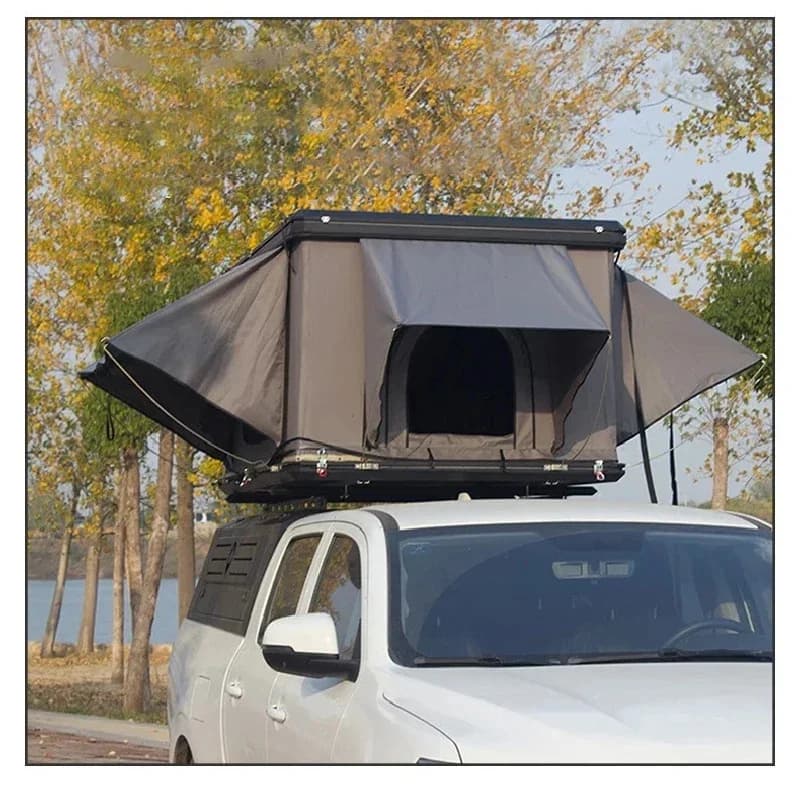 KQX Best Selling Waterproof Aluminum Alloy Hard-Rise Roof Tent No-Assembly-Up Outdoor Camping Picnic Sunshade Off-Road