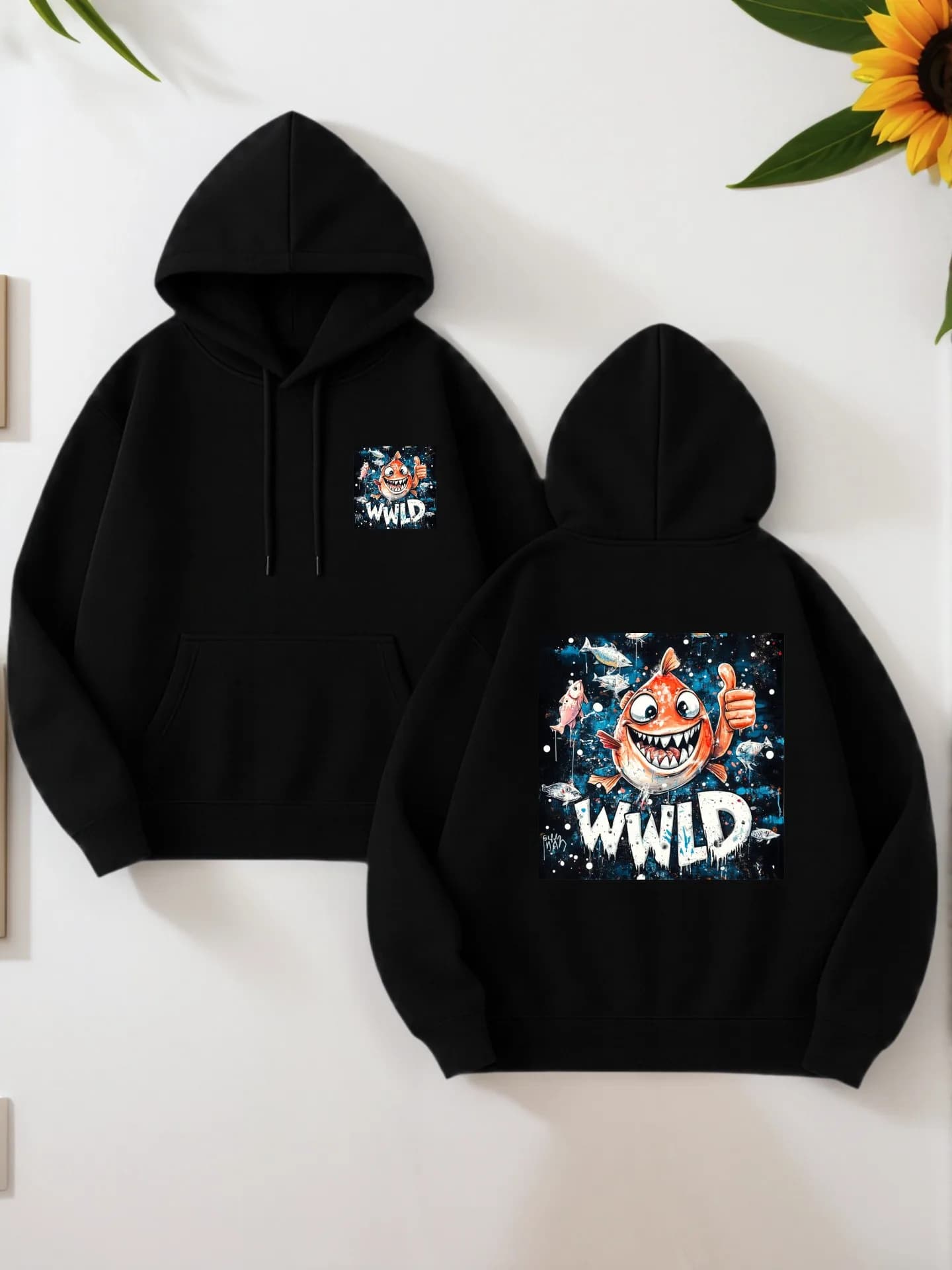 Felpa con cappuccio grafica da uomo, stampa con lettere di Parigi, stile casual, foderata in pile, da uomo, da indossare tutti i giorni
