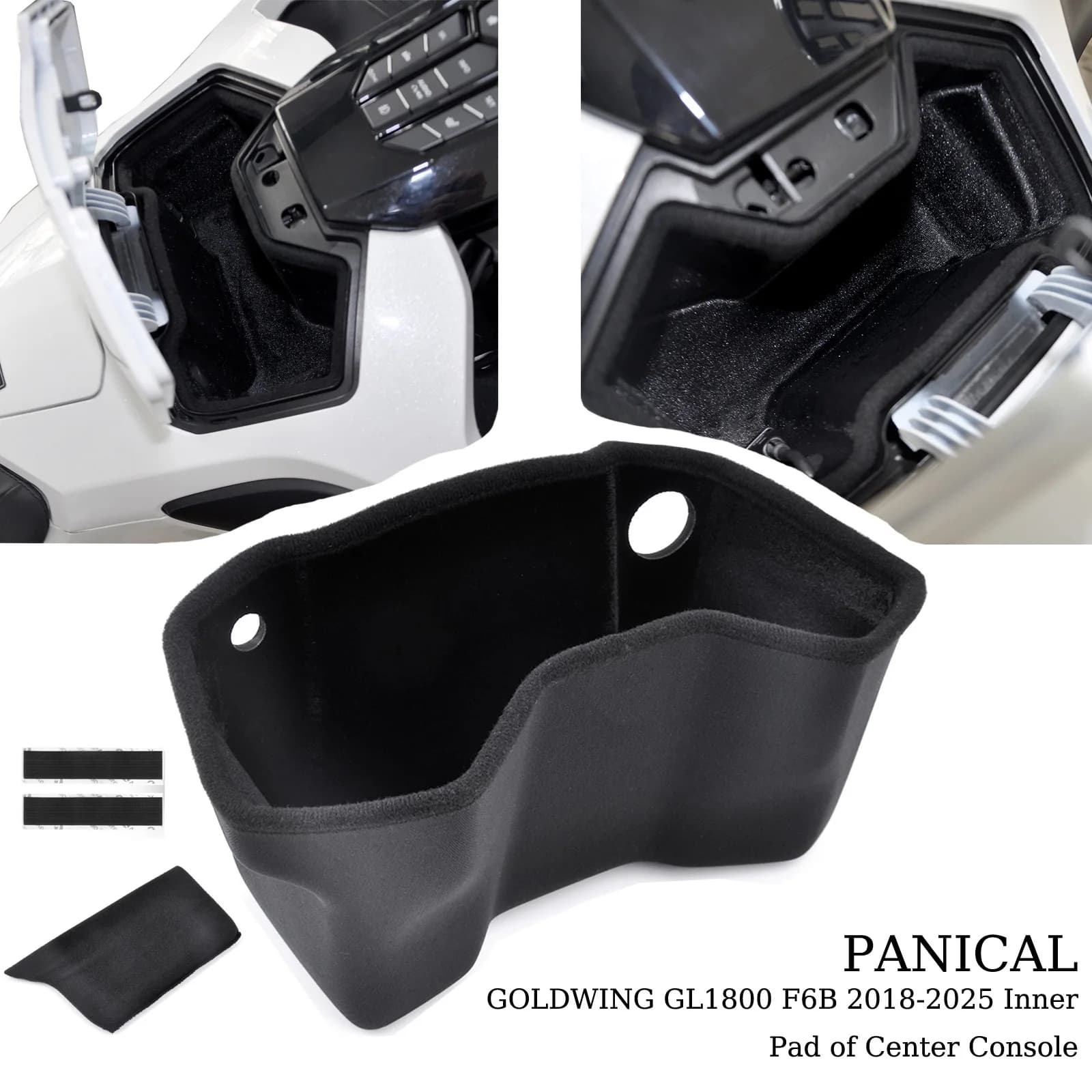 PANICAL Goldwing Glove Box for Honda GoldWing GL1800 F6B 2018-2026 Motorcycle Central Control Box Pad Storage Inner Accessories