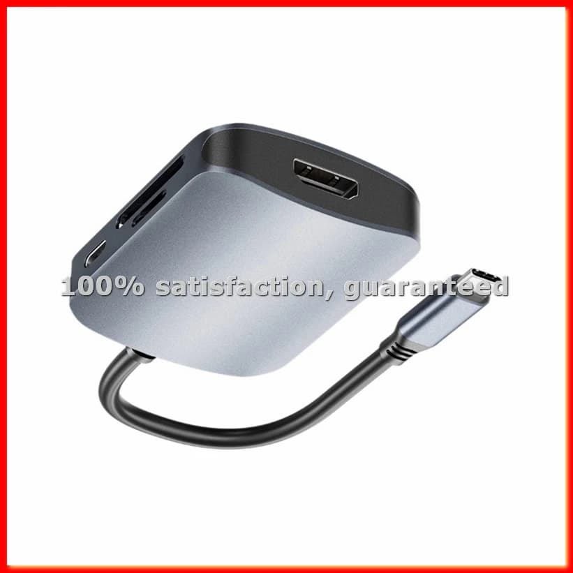 Hub USB C 6 in 1, Adattatore Tipo C 3.0 con Lettore Schede SD/TF, Ricarica Rapida PD, Splitter USB, Stazione di Docking HUB-A23U
