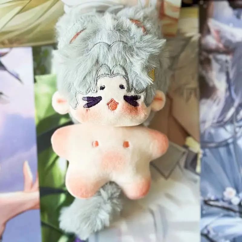 10CM Luce e notte Charlie Osborn Sariel Evan Jesse Postura seduta Dress-up Corpo Peluche Bambola Peluche Maumet Burattino Giocattoli