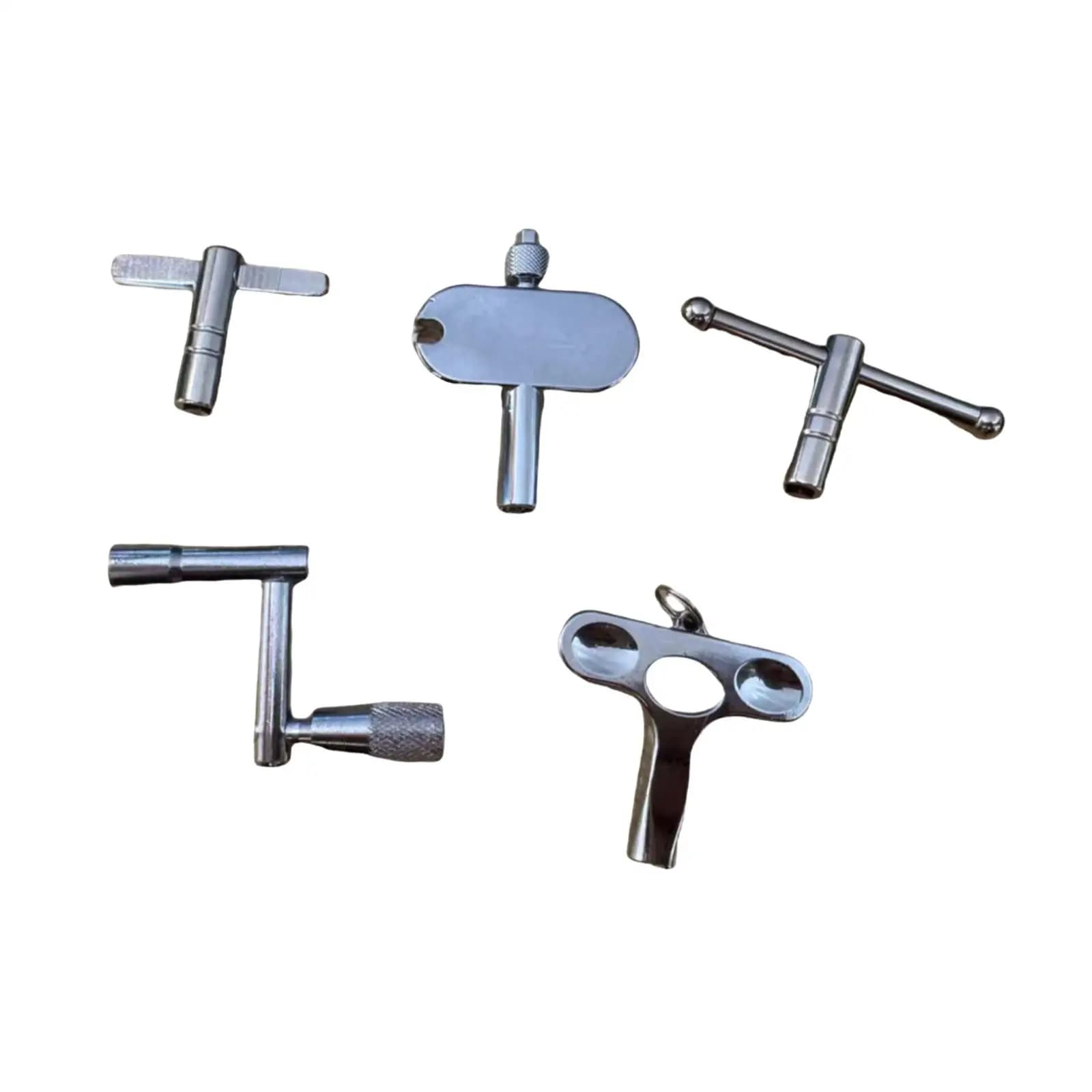 Set di chiavi per batteria Strumento hardware in lega di zinco resistente all'usura per batteristi Kit rullante Tampone per pratica di sintonizzazione del pavimento Tom