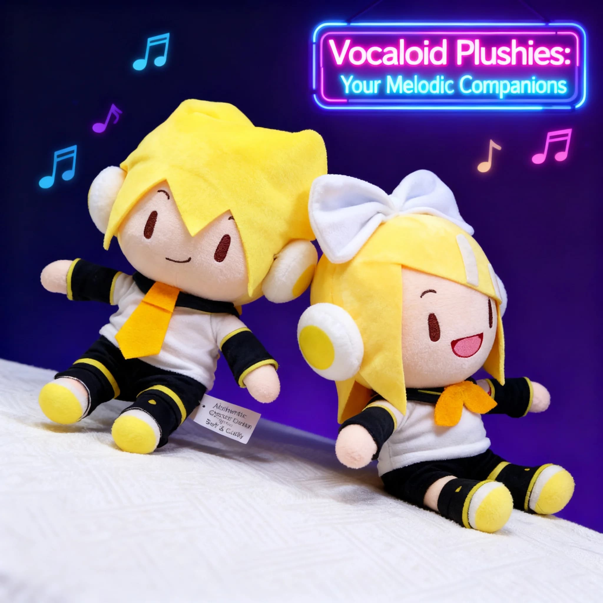 Peluche Kagamine Len Rin Hatsune Miku Vocaloid, Giocattolo Imbottito, Figura Anime, Nuovo Arrivo, Regalo Transfrontaliero per Collezionisti e Fan