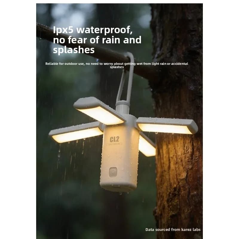 CL2 Camping Lantern Long Lasting Portable LED Tent Light Outdoor Atmosphere Lamp Hanging flag pole kit