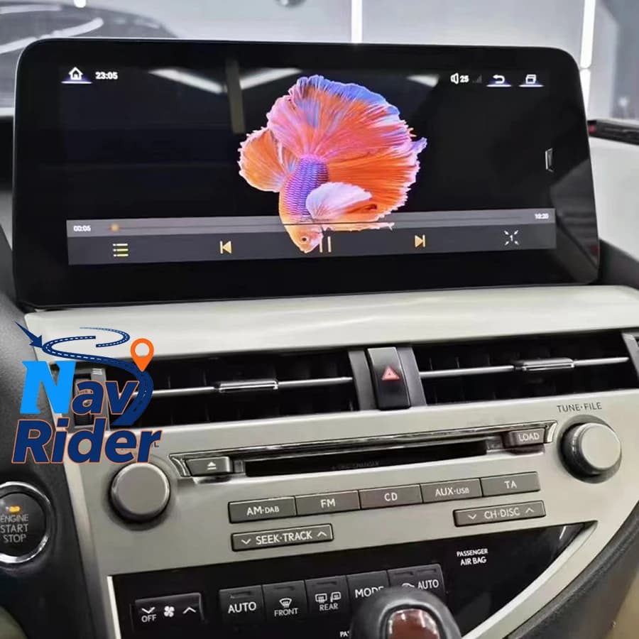 12.3inch Android Auto CarPlay Car Multimedia Stereo Player Navigation DSP 4G WiFi For Lexus RX 450H RX450H RX270 RX350 2009-2015