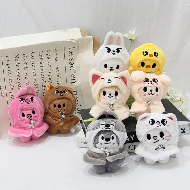 Skzoo peluche Kawaii STAY Stray cartone animato peluche bambola portachiavi scuola magica pagliaccio decorazione della stanza regalo per bambini Foxlny