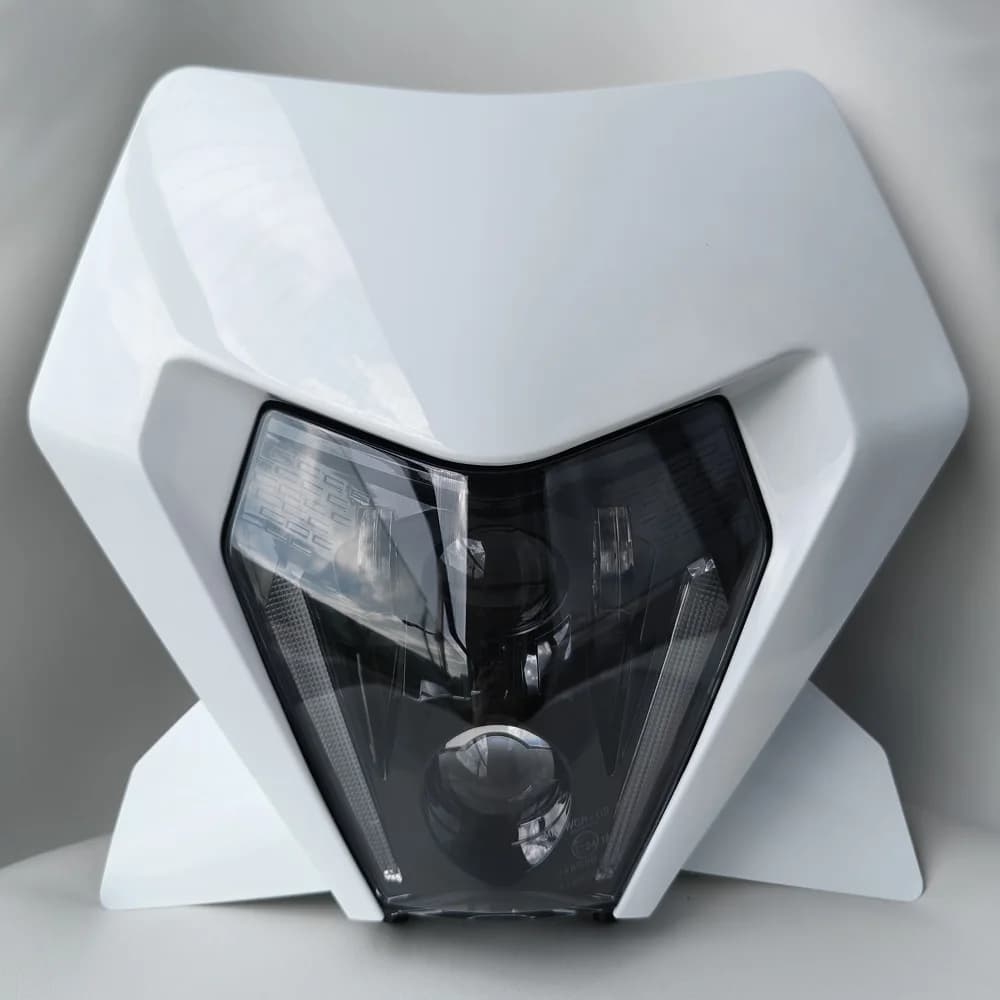 For KTM EXC EXC-F 150 200 250 300 350 400 450 500 XC-W XCF-W XW-F 2024-2026 Headlamp W/ DRL Mask Motorcycle Light Assembly E24