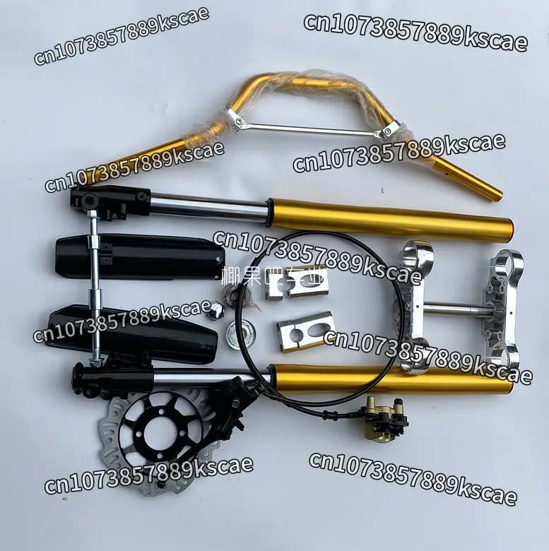 Off-Road Dirt Bike Kit 650-800MM Inverted Front Shock Assembly With Matching Shock Pump Stable Front Brake Control Spare