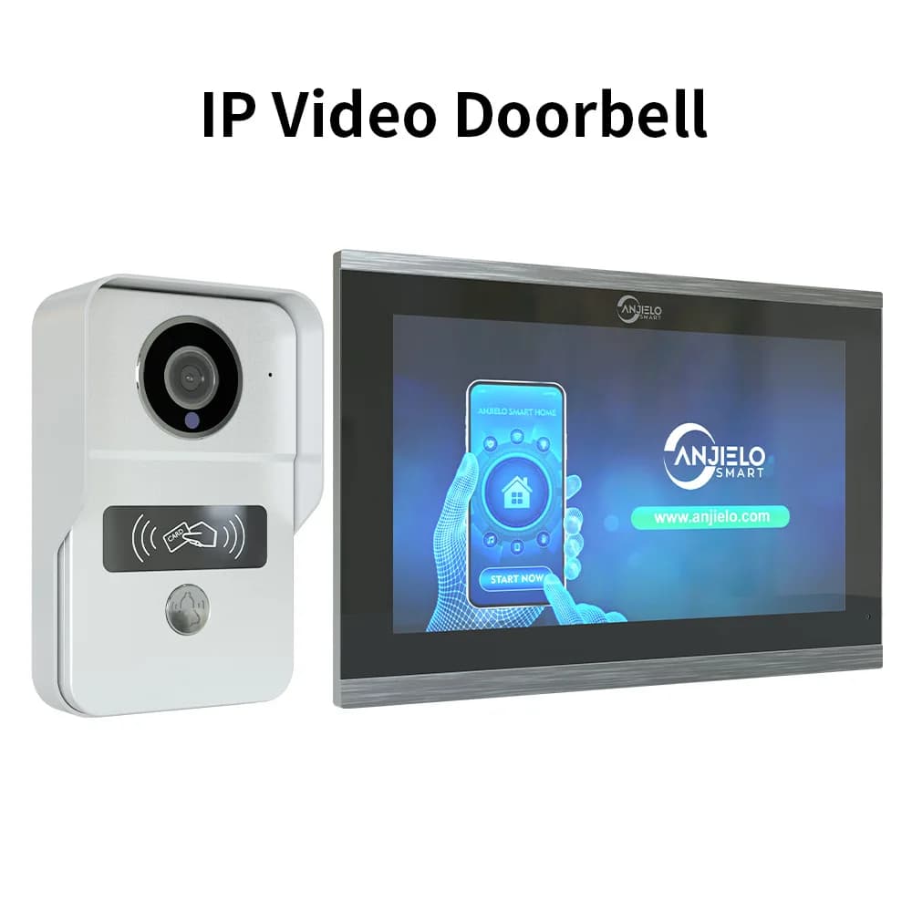 Videocitofono IP Appartamento residenziale 10 Monitor touch screen Video campanello Chiamata