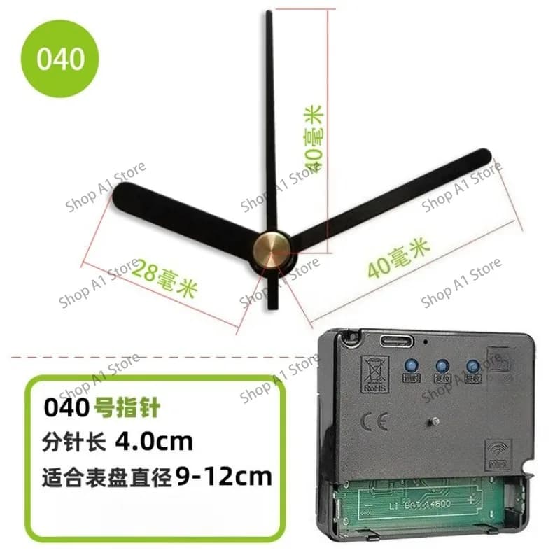 Automatic Timing WIFI Watch Movement Clock Wall Clock Hanging Watch Cross Stitch Accessories Silent Quartz Radio Wave Universal