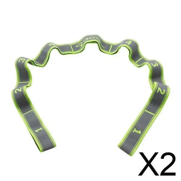 Yoga Belt Multi-loop Elastic Elongation Equipment Resistance Elastic Waist For Fitness Exercises