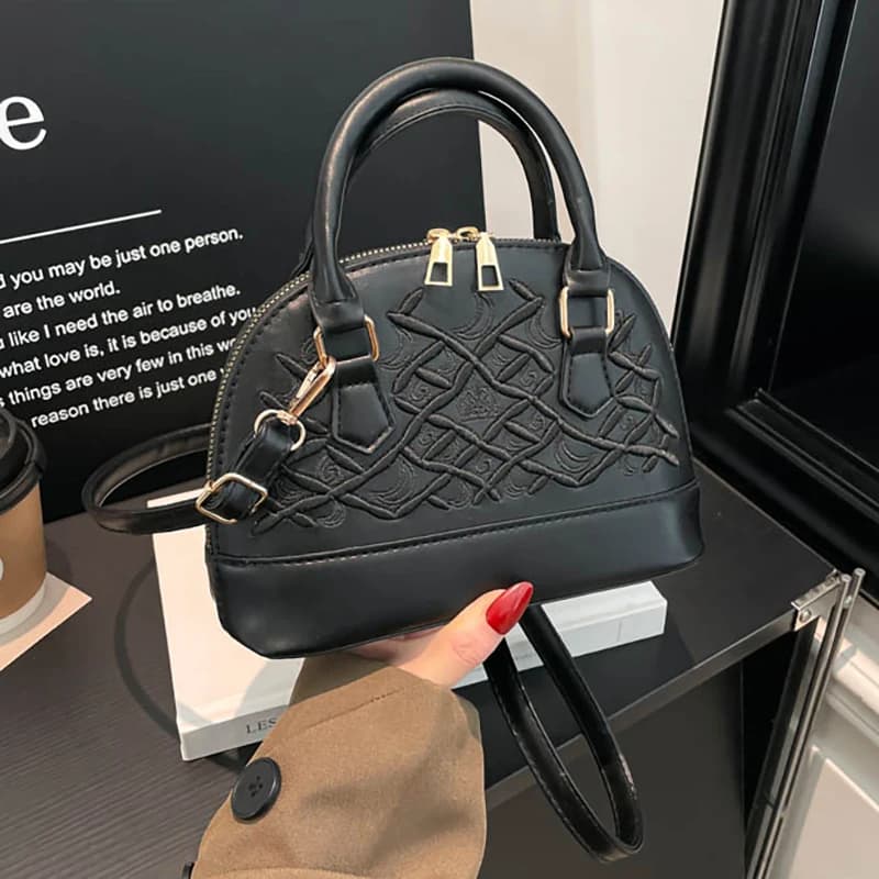 Niche High-end Feel Women's Handbag 2026 New Versatile Single-shoulder Crossbody Small Bag PU Leather Handbag Lady Commuter Bag