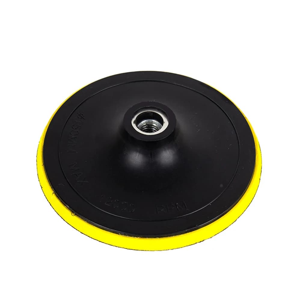 Dischi abrasivi Pad Disco autoadesivo con filettatura M16 da 3-7 pollici e asta per trapano per tampone abrasivo per lucidatura per la cura della vernice dell'auto