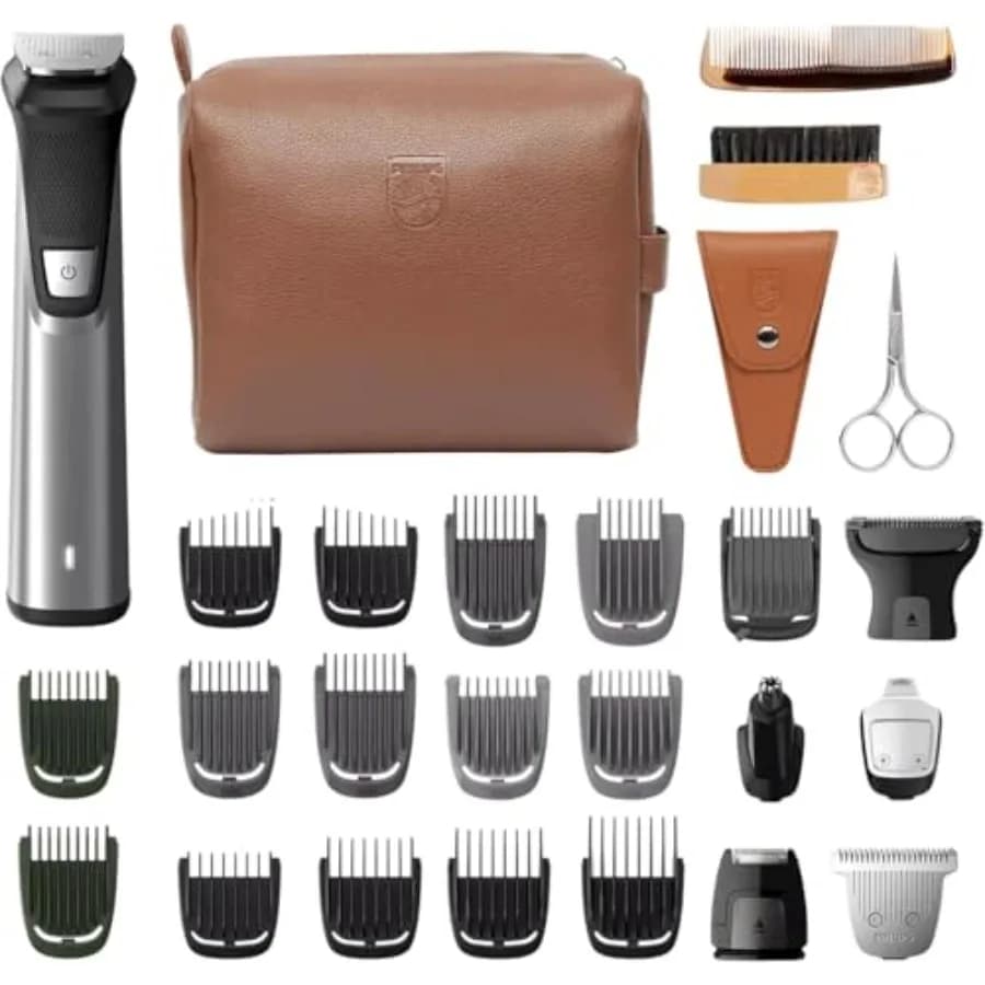 Multi Groomer 29-piece Trimmer for beard, head, body and face - Premium Case