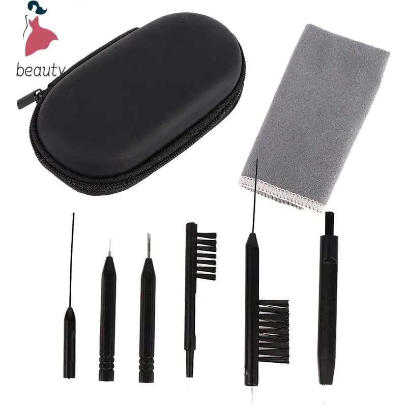 8-piece hearing aid cleaning kit Set of wax rings Magne Wire Vent Cleaner