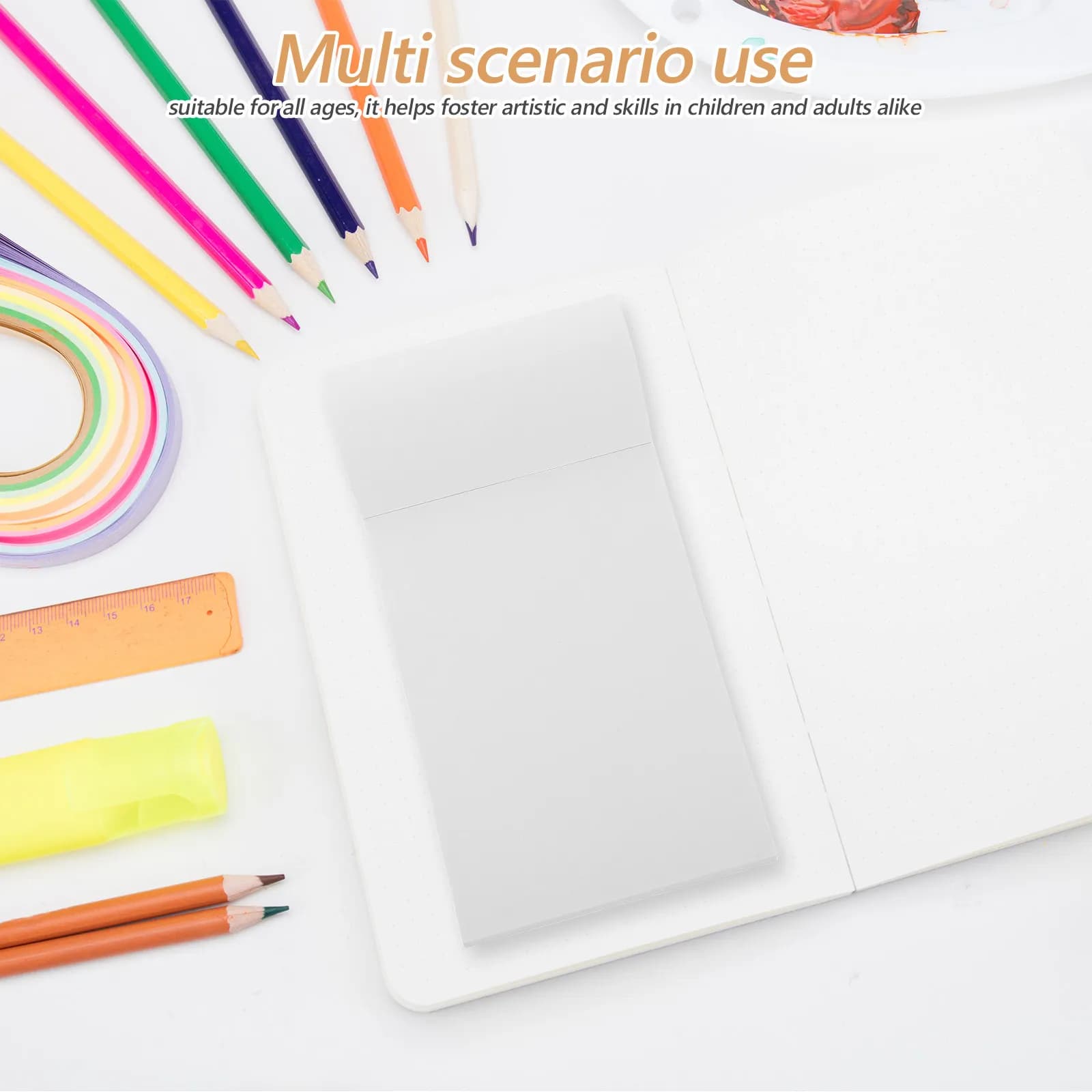 Blank Animation Flip Book Mini Sketch Pad Black Paper for Drawing Cartoon Creation Sketching DIY Art Supplies Comic Book Blank