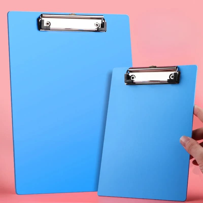 Appunti in plastica in stile business minimalista per una facile scrittura Tappetino per cartelle di file con clip in metallo Forniture per infermiere Accessori per ufficio